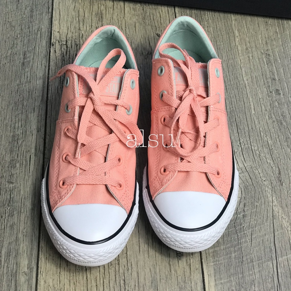 NWT Converse Ctas Madison OX Pale Coral   J/W - Picture 6 of 7
